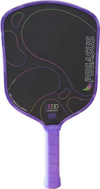 Pegasus Jelly Bean 2 in Cosmic Grape, 15.8 inches long